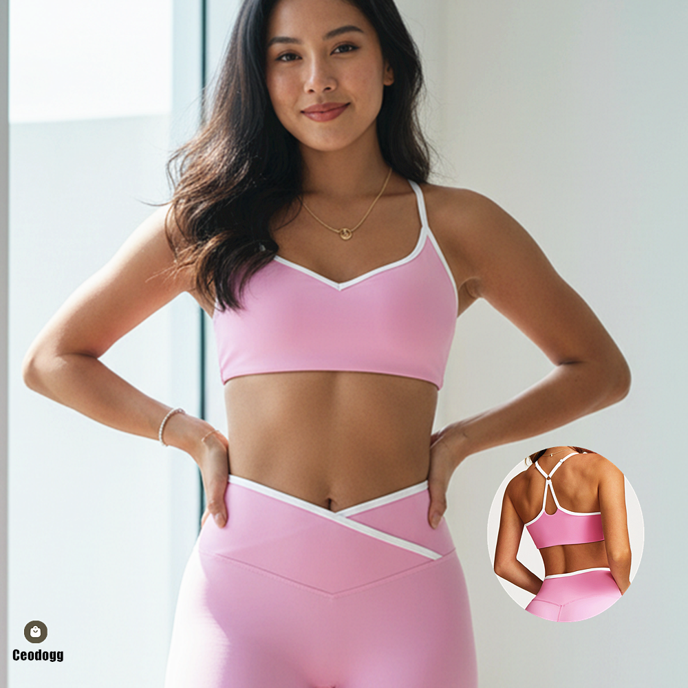 Plunge Bra Push Up - Gym Underwear Women's Sport Bra Sports