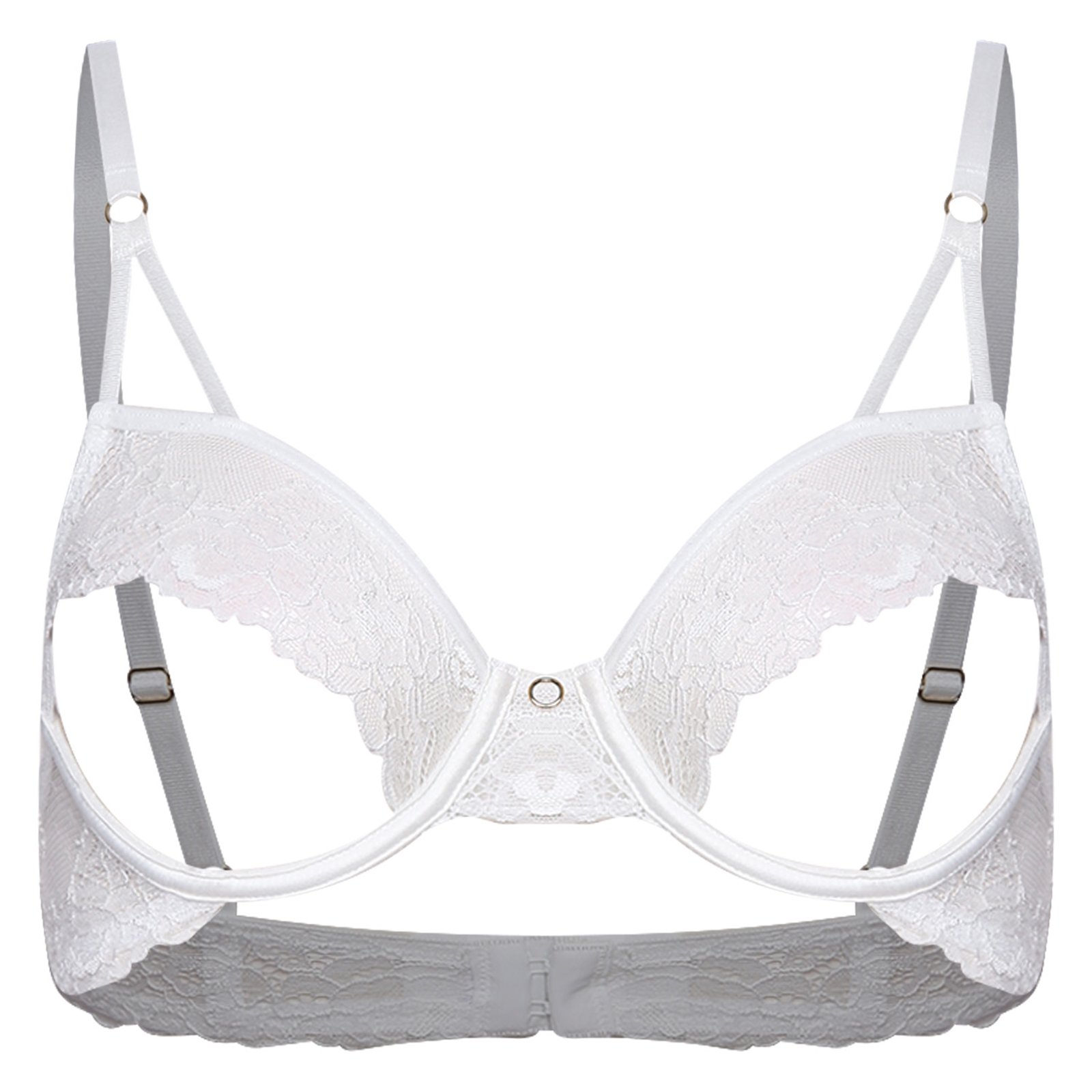 Sheer Bra Lace - Women Sexy Hollow Out Bra Soft