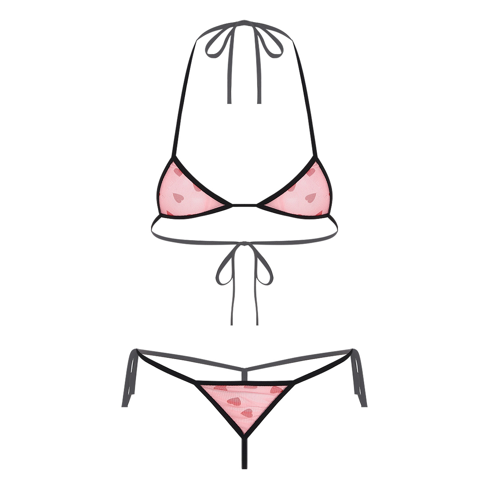 Womens Micro Mini Bikini Linge - огляд і ціна Sheer Bra Lace