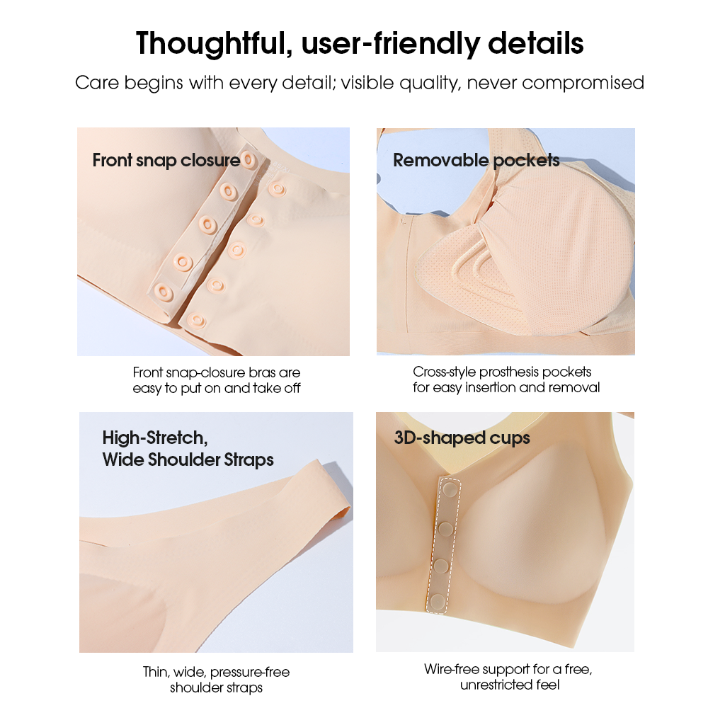 LERVANLA Mastectomy Bra With B - огляд і ціна Mastectomy Bra Pocket