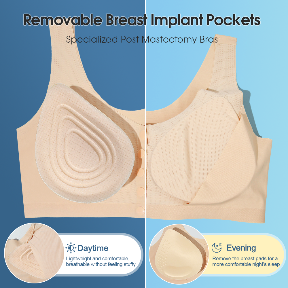 LERVANLA Mastectomy Bra With B - огляд і ціна Mastectomy Bra Pocket