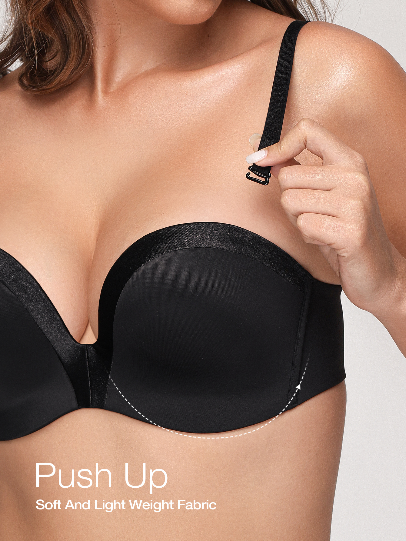 Wingslove Women Strapless Push - огляд і ціна Convertible Bra Multiway