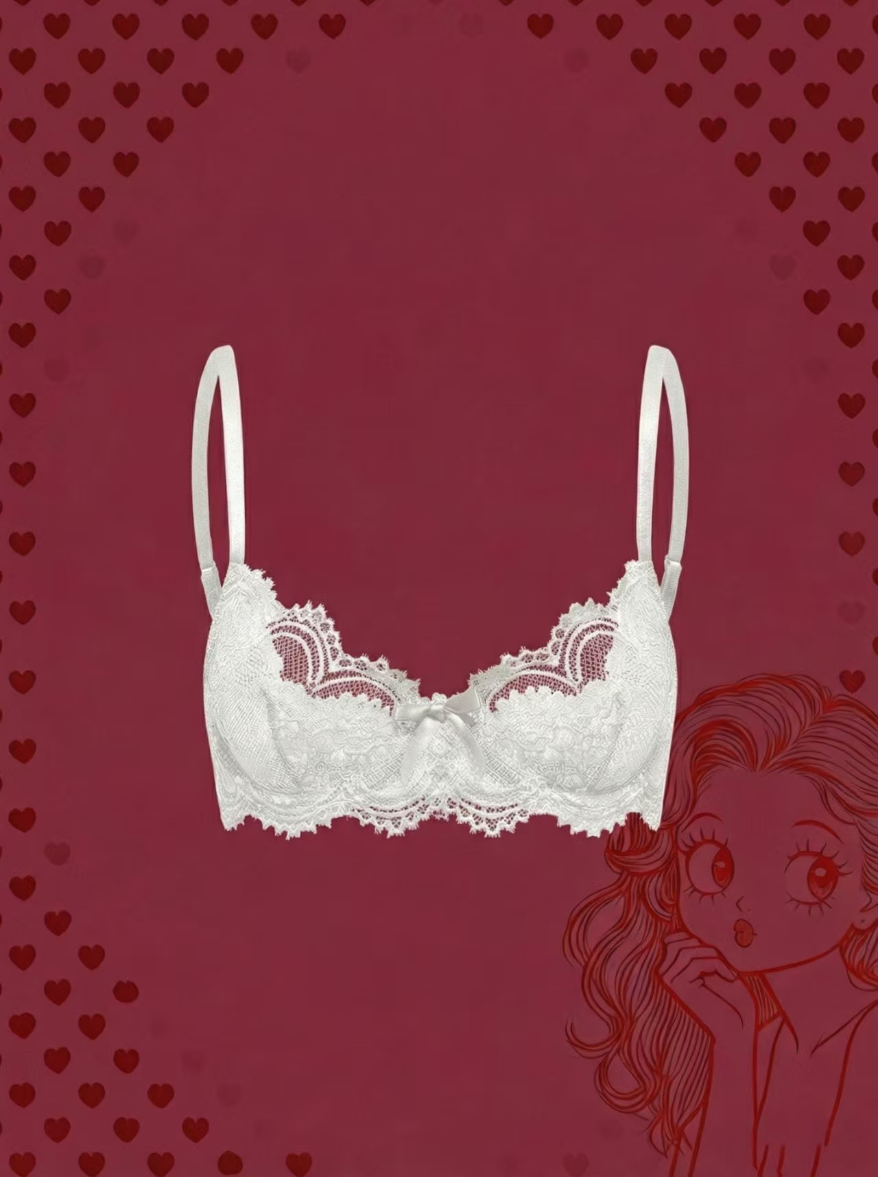 plus size women's bra sexy lac - огляд і ціна Plunge Bra Push Up