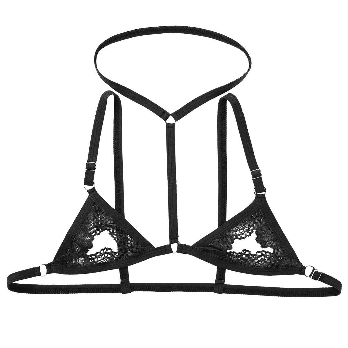 Sexy Men Harness Erotic Bra Ma - огляд і ціна Sheer Bra Lace