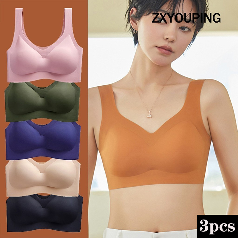 3PCS Sexy Sports Bra Seamless  - огляд і ціна Cotton Bra Everyday
