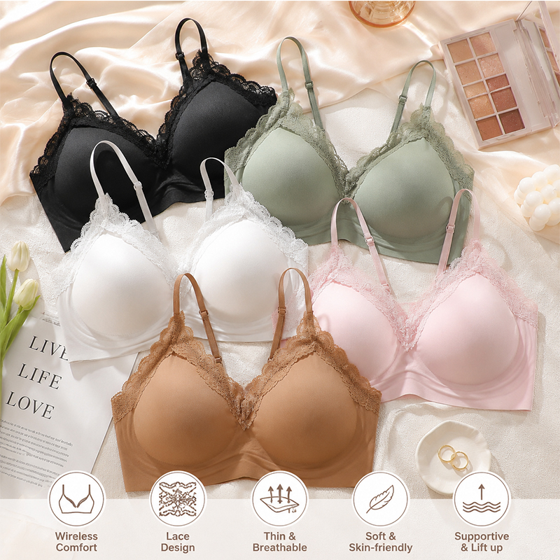 Wire Free Seamless Bralette fo - огляд і ціна Sleep Bra Bralette