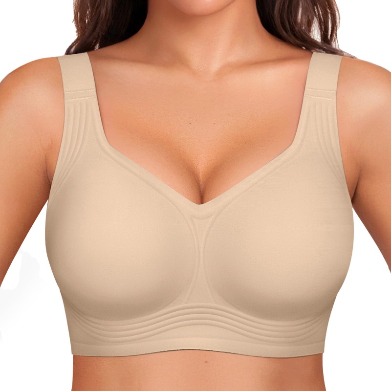 Plus Size Wireless Jelly Bra W - огляд і ціна Plunge Bra Push Up