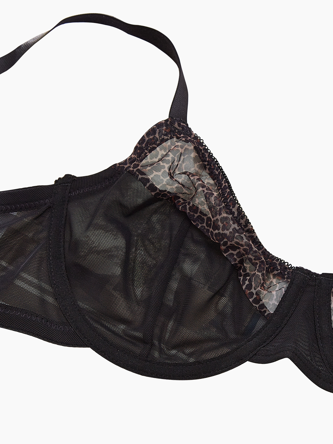 Plus Size Sexy Leopard Print & - огляд і ціна Sheer Bra Lace