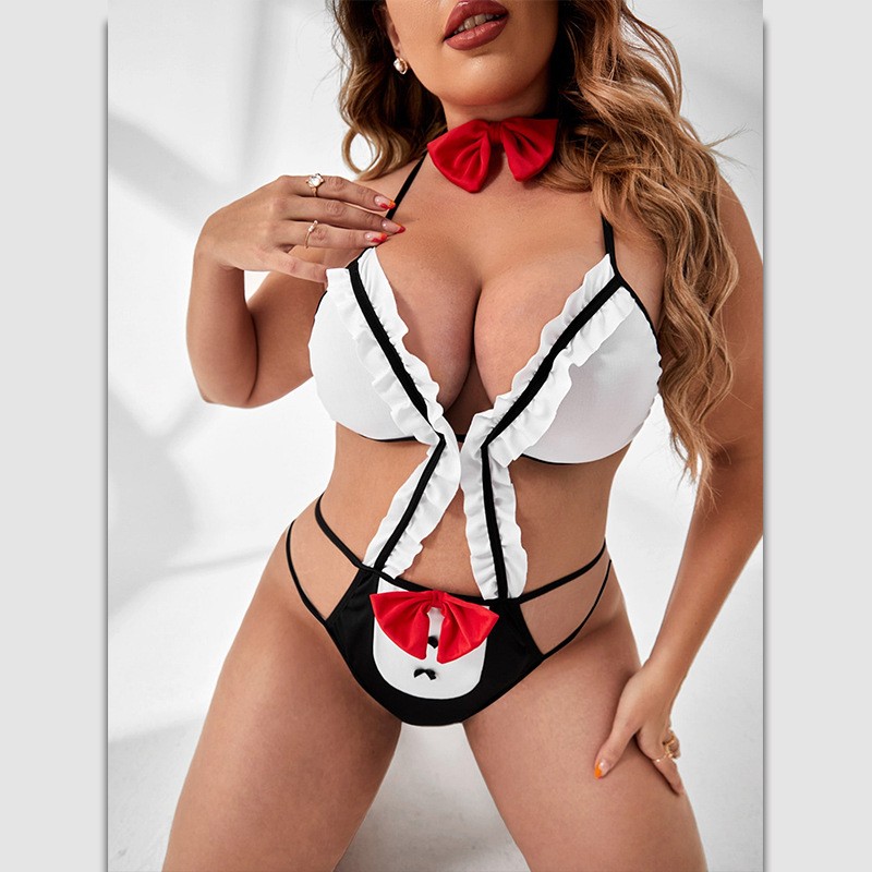 New Bow Halter Sexy Lingerie S - огляд і ціна Lace Bralette Set